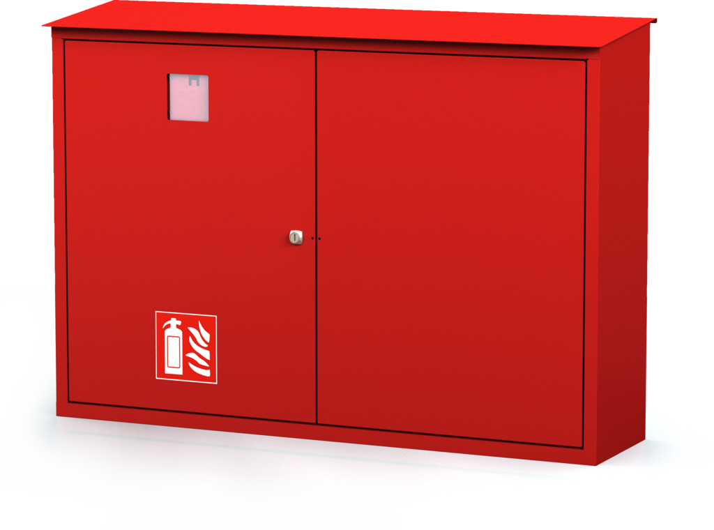 Exterior cabinets for fire extinguishers 720 x 1020 x 240